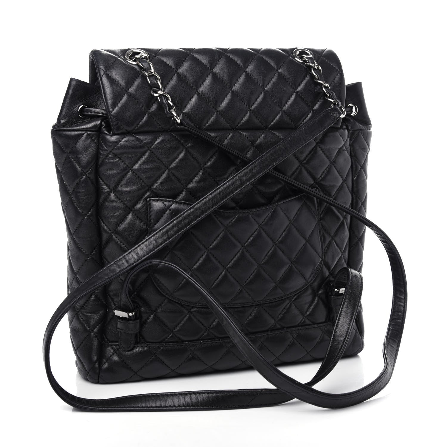 Chanel Lambskin Quilted Large Urban Spirit Backpack Black 3 of 10