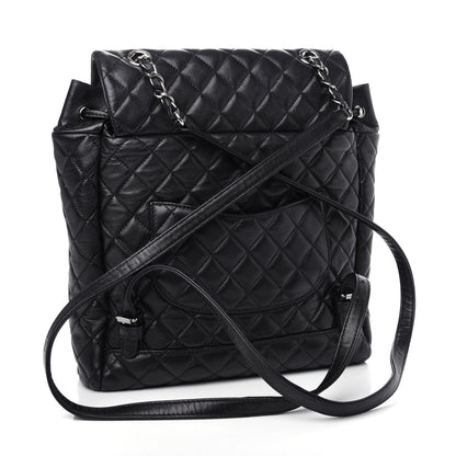 Chanel Lambskin Quilted Large Urban Spirit Backpack Black 3 of 10