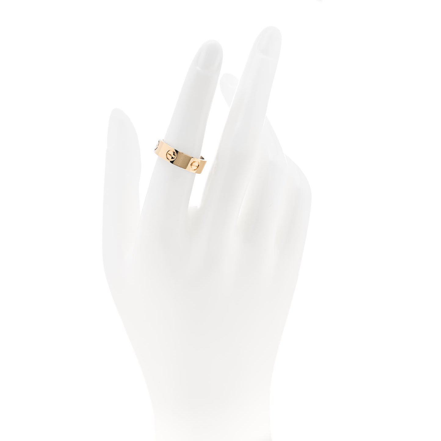 18K Yellow Gold 5.5mm LOVE Ring 53 6.5