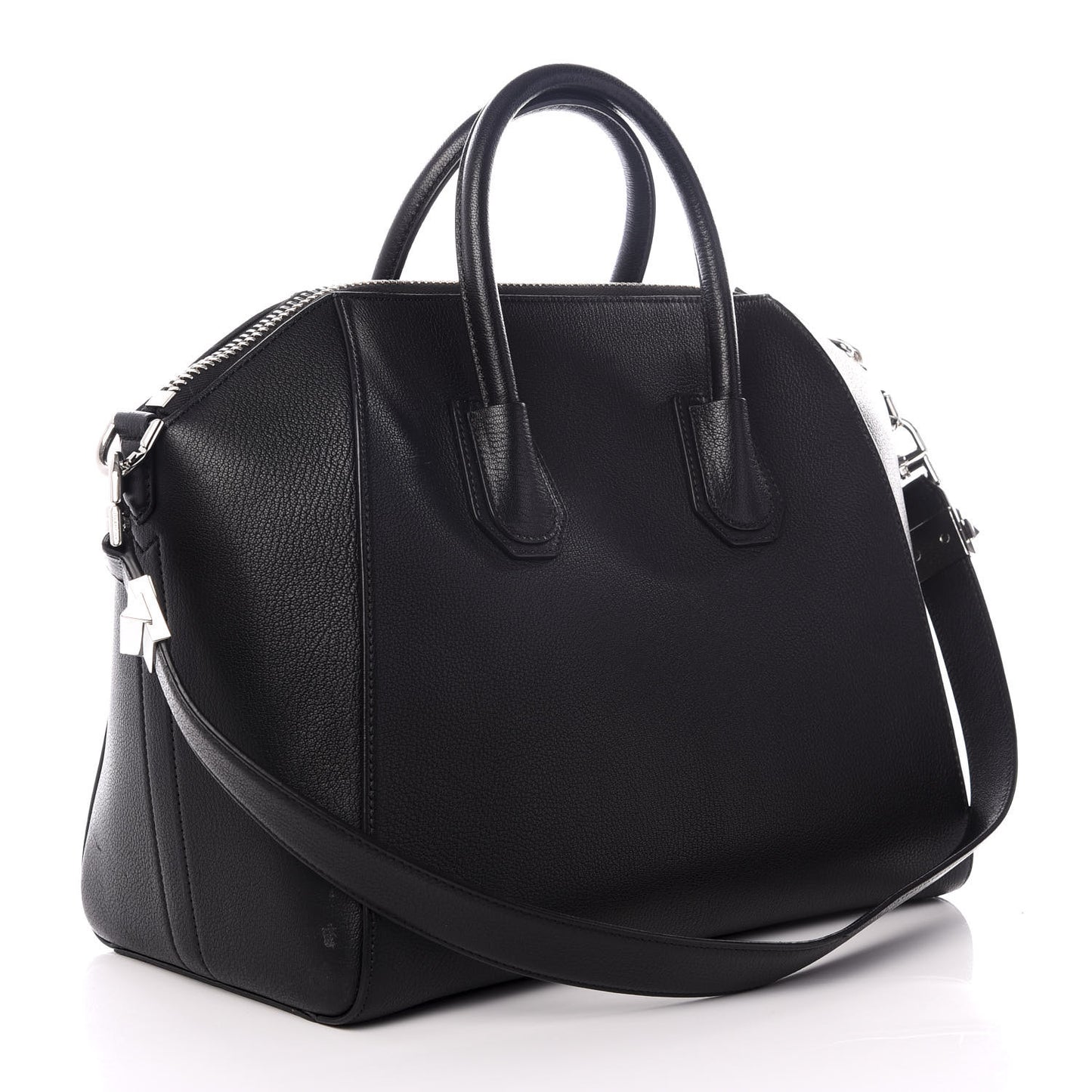 Sugar Goatskin Medium Antigona Black