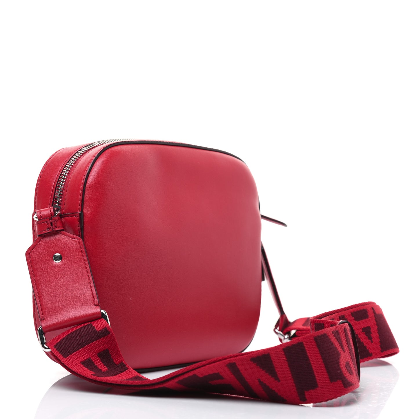 Eco Alter Nappa Perforated Logo Mini Bag Red Amore