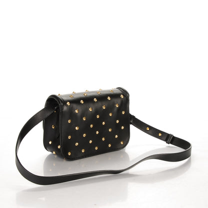Alexander McQueen Calfskin Small Studded Padlock Flap Cross Body Black 3 of 7