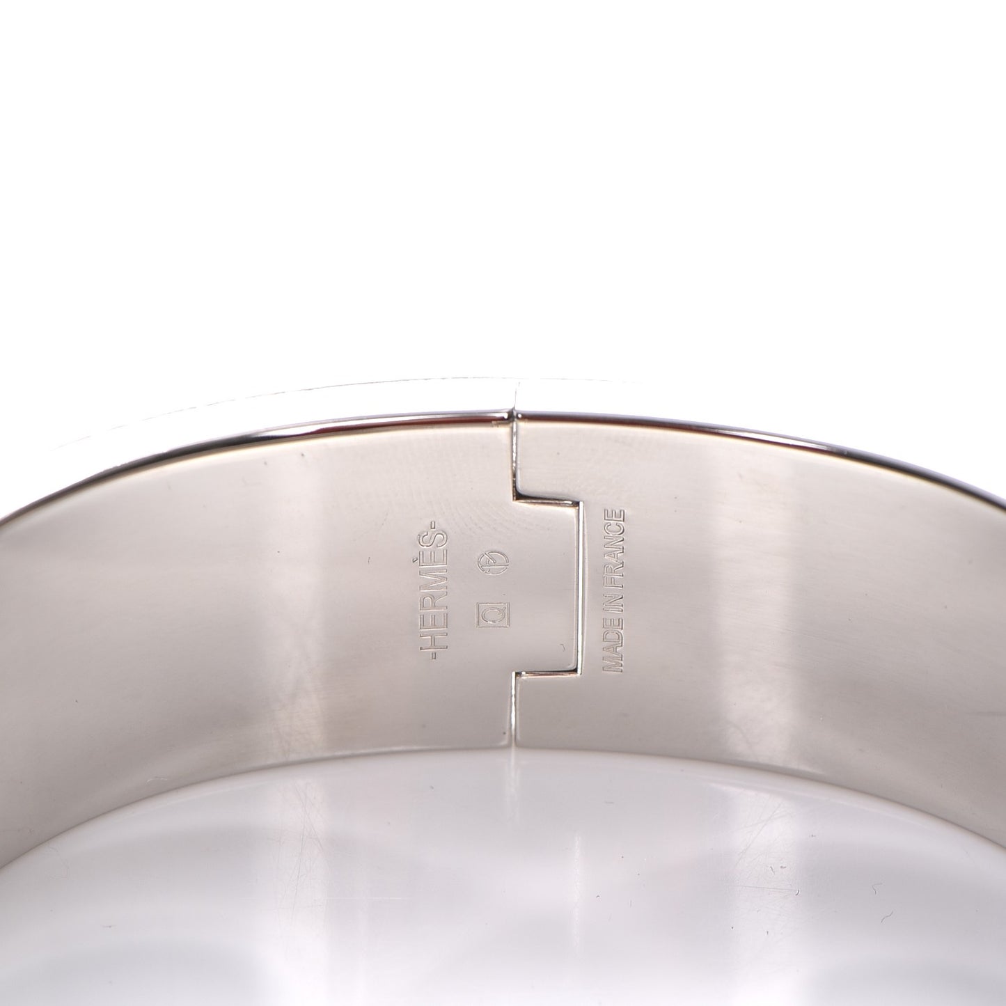 Enamel Wide Clic Clac H Bracelet GM Rose Nacarat