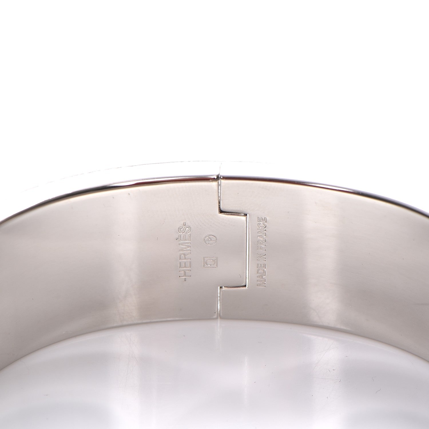 Hermes Enamel Wide Clic Clac H Bracelet GM Rose Nacarat 4 of 5