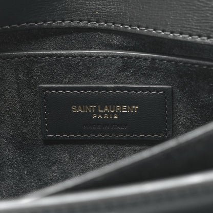 Saint Laurent Calfskin Medium Monogram Sunset Gray 6 of 13