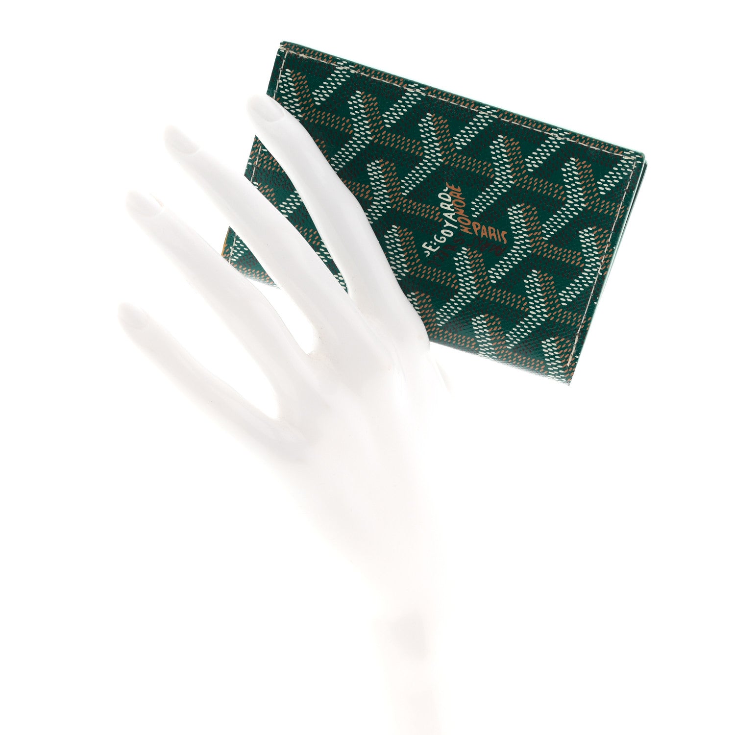 Goyard Goyardine Saint Pierre Card Holder Green 2 of 8