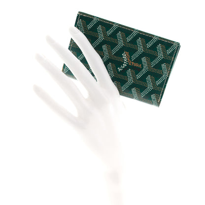Goyard Goyardine Saint Pierre Card Holder Green 2 of 8