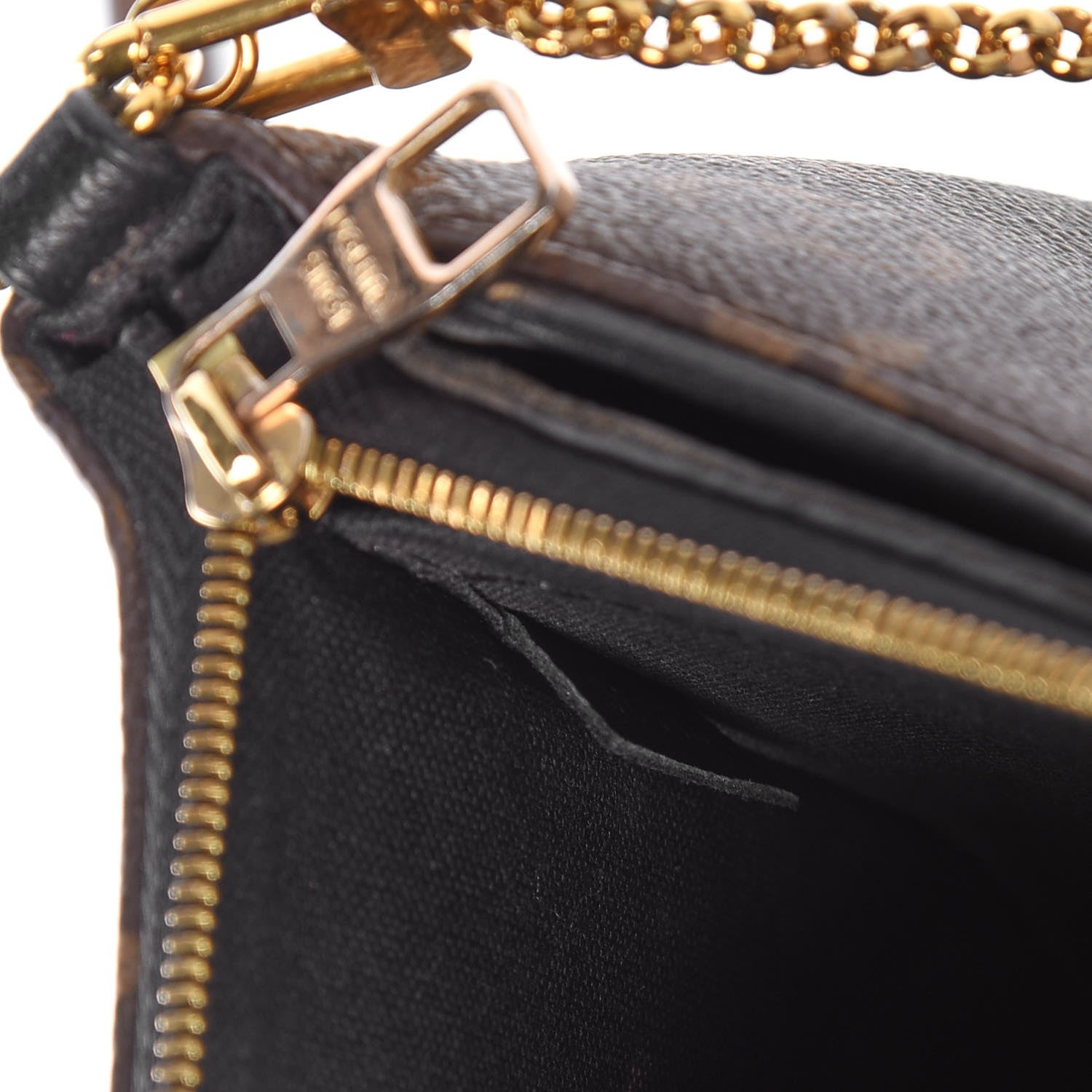 Louis Vuitton Monogram Pallas Clutch Black 7 of 8