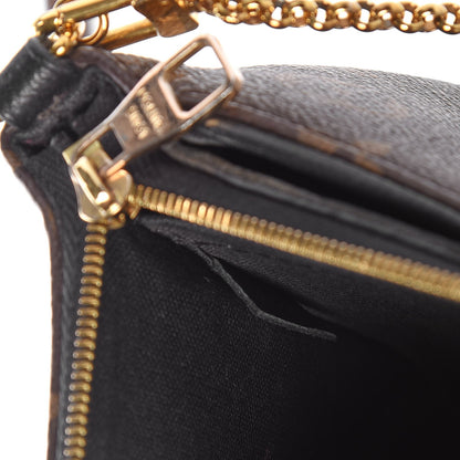 Louis Vuitton Monogram Pallas Clutch Black 7 of 8