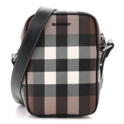 Burberry Canvas Check Vertical Paddy Bag Birch Brown 1 of 11