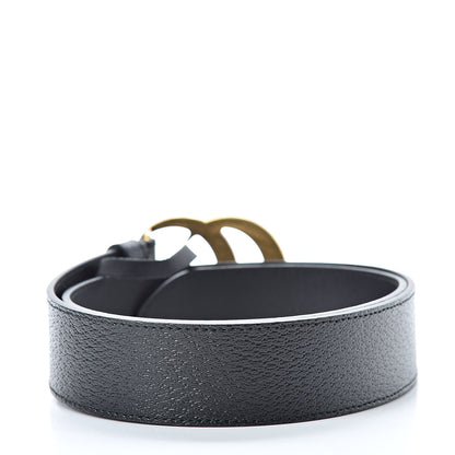 Gucci Textured Calfskin Double G 40mm Belt 85 34 Black 3 of 7