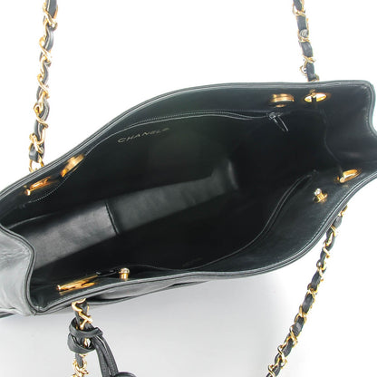Chanel Lambskin Shopping Tote Black 5 of 8