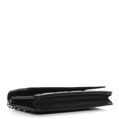 Chanel Caviar Quilted Wallet On Chain WOC Black 4 of 10
