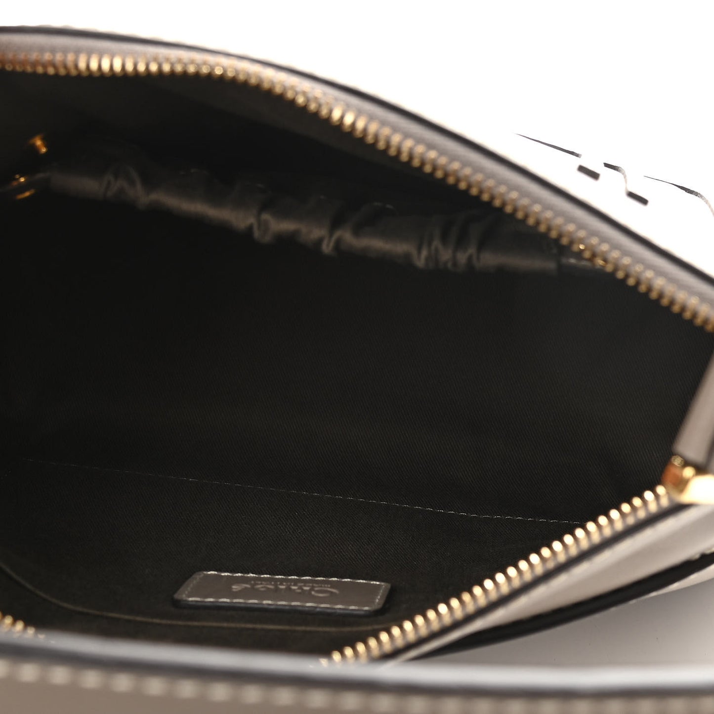 Calfskin Medium Marcie Saddle Shoulder Bag Motty Grey