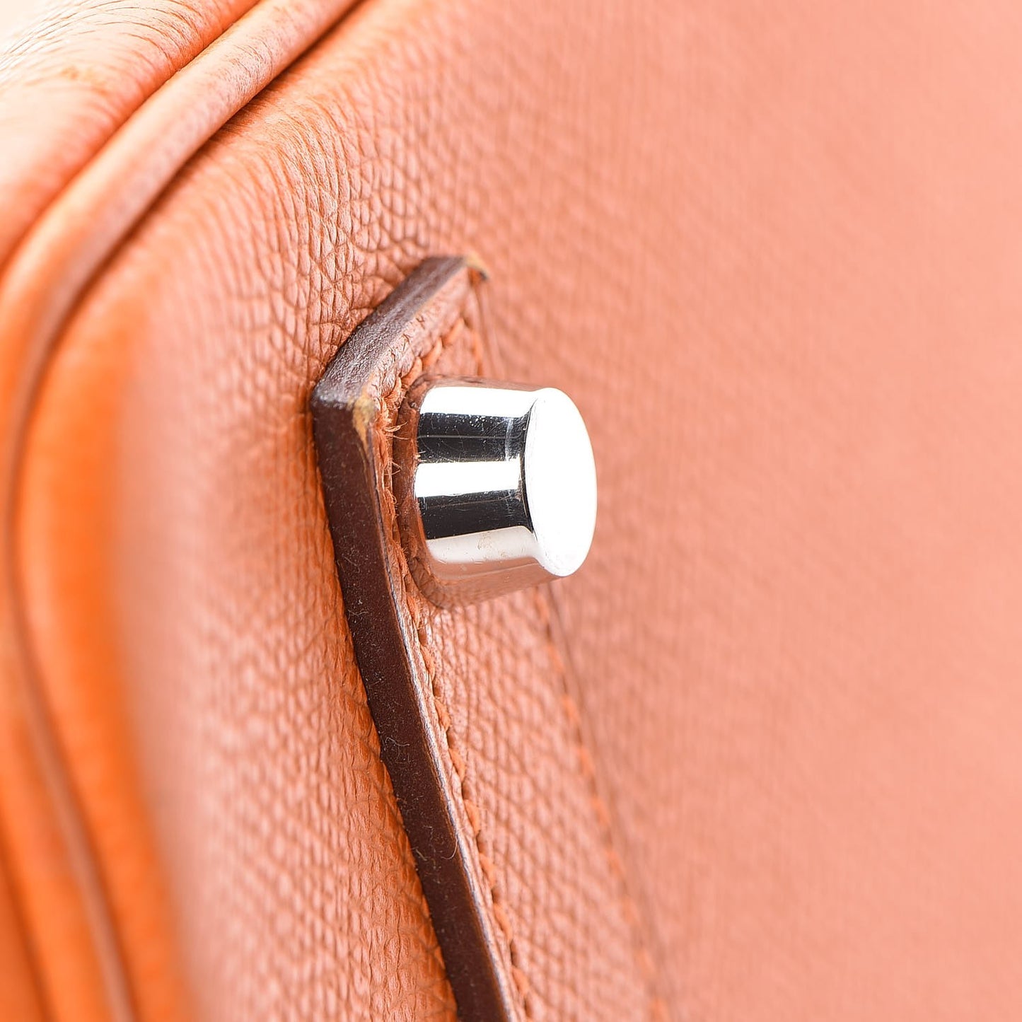 Epsom Birkin 35 Orange
