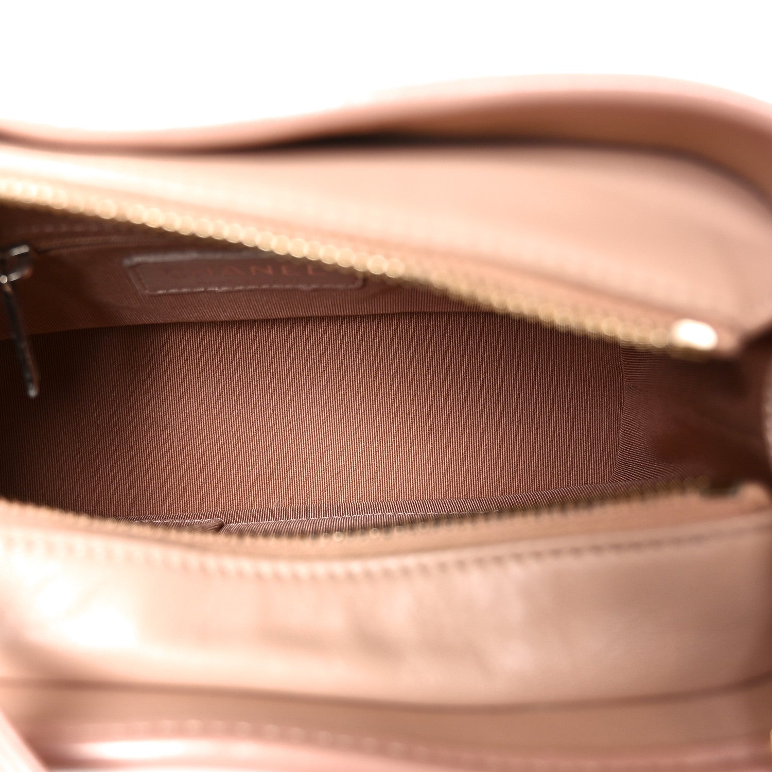 Chanel Aged Calfskin Chevron Quilted Small Gabrielle Hobo Pink 4 of 9