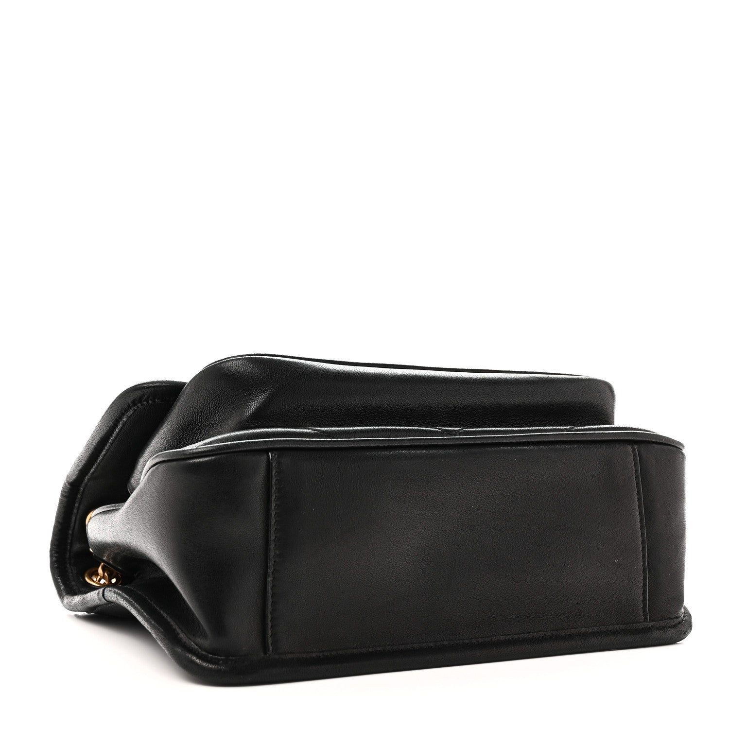 Saint Laurent Lambskin Matelasse Monogram Baby Niki Chain Satchel Black 4 of 10