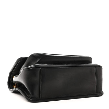 Saint Laurent Lambskin Matelasse Monogram Baby Niki Chain Satchel Black 4 of 10