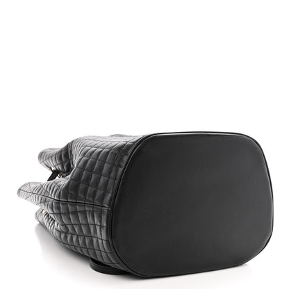 Celine Calfskin Quilted Small C Backpack Black 4 of 10