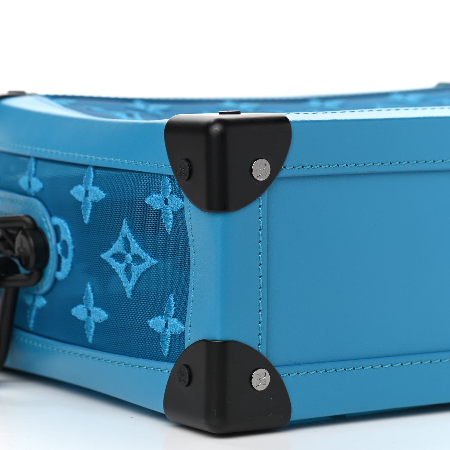 Louis Vuitton Monogram See Through Soft Trunk Turquoise 8 of 11