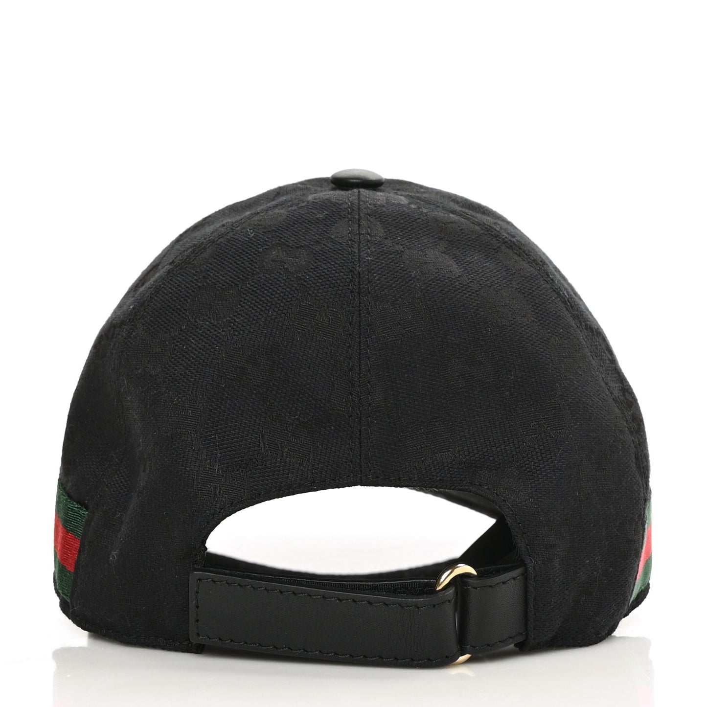 Monogram Web Baseball Hat S Black