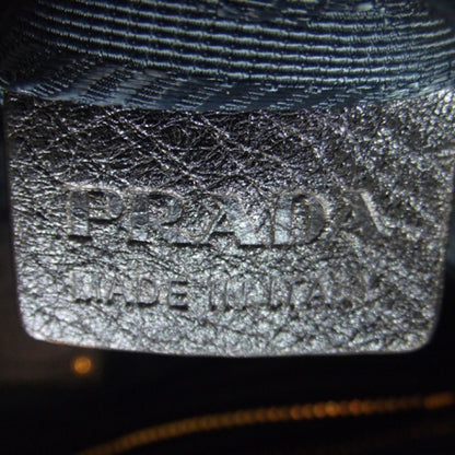 Prada Vitello Daino Tote Blue 9 of 12