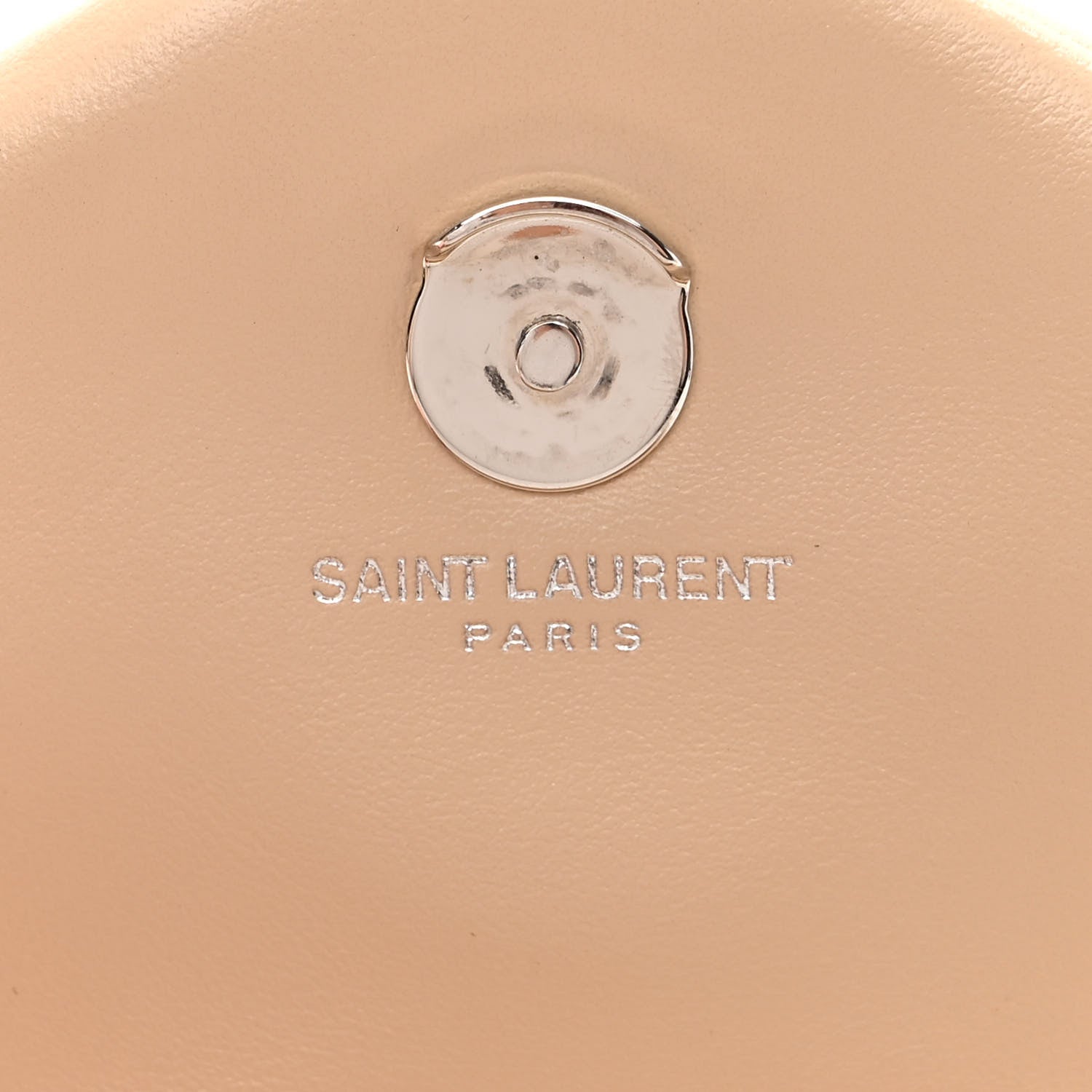 Saint Laurent Calfskin Y Quilted Monogram Toy Loulou Crossbody Bag Nude Powder 6 of 11