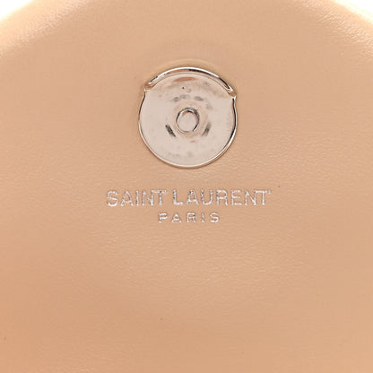 Saint Laurent Calfskin Y Quilted Monogram Toy Loulou Crossbody Bag Nude Powder 6 of 11