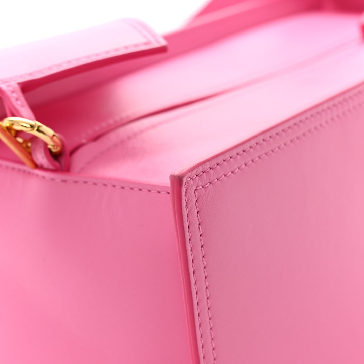 Smooth Calfskin Le Rectangle Shoulder Bag Pink