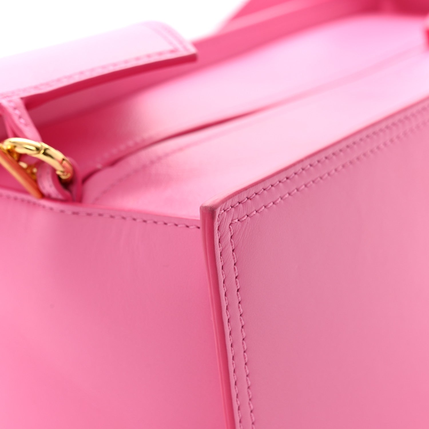 Jacquemus Smooth Calfskin Le Rectangle Shoulder Bag Pink 13 of 13