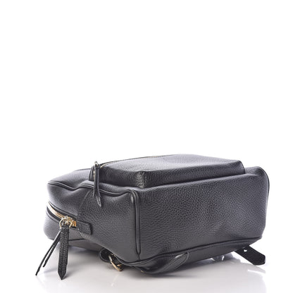 Gucci Pebbled Calfskin Soho Chain Backpack Black 4 of 10