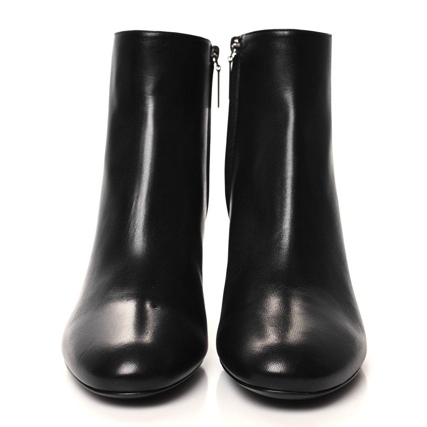 Nappa Vendome Loulou Ankle Zip Boot 38.5 Black