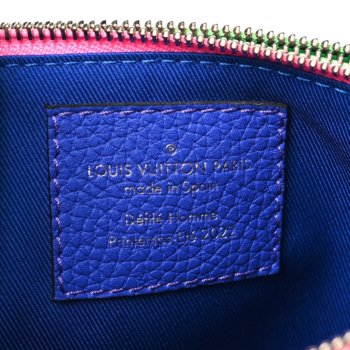 Taurillon Illusion Trio Pouch Bleu Rose