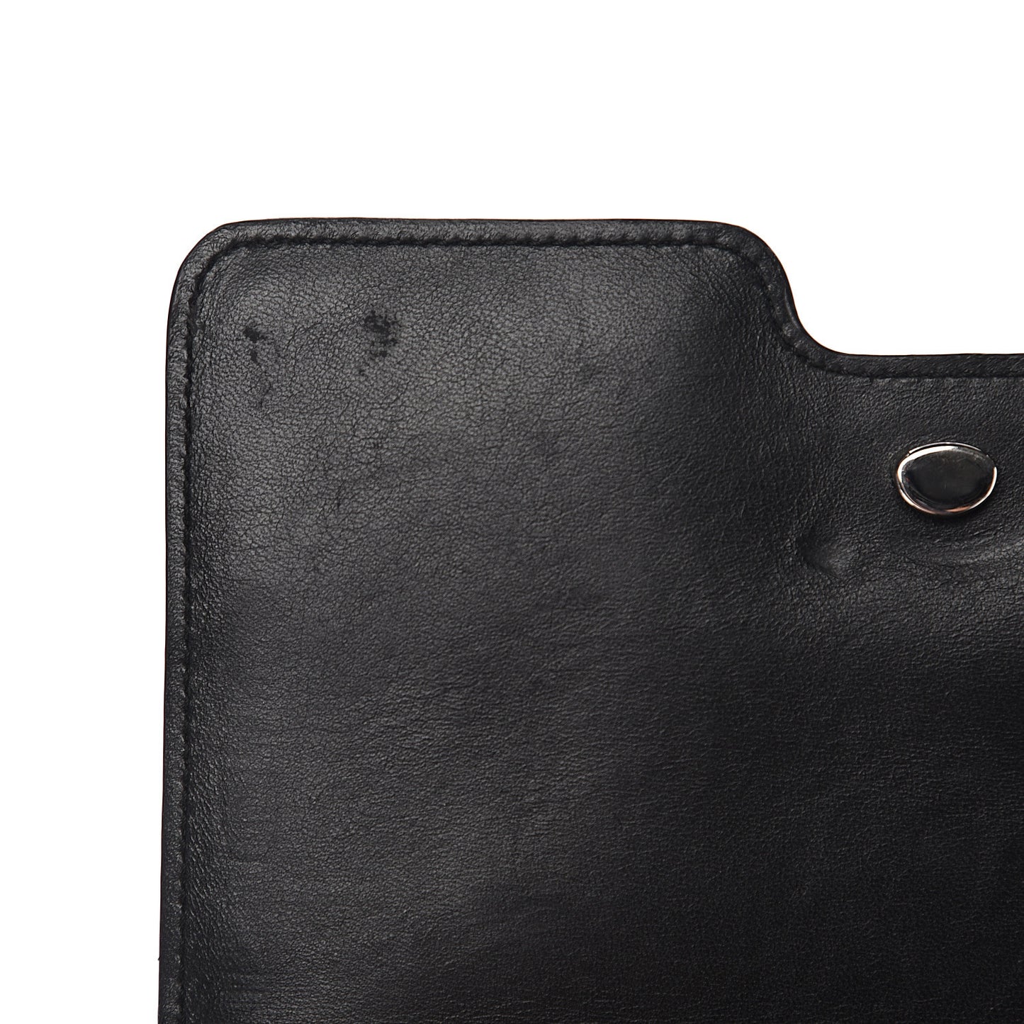 Calfskin Montage Print Small TB Bag Black
