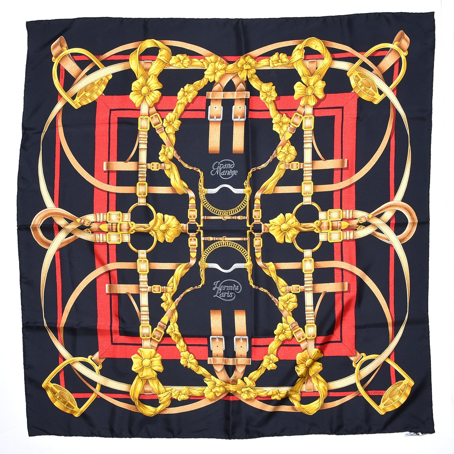 Hermes Silk Grand Manege Scarf 90 1 of 9