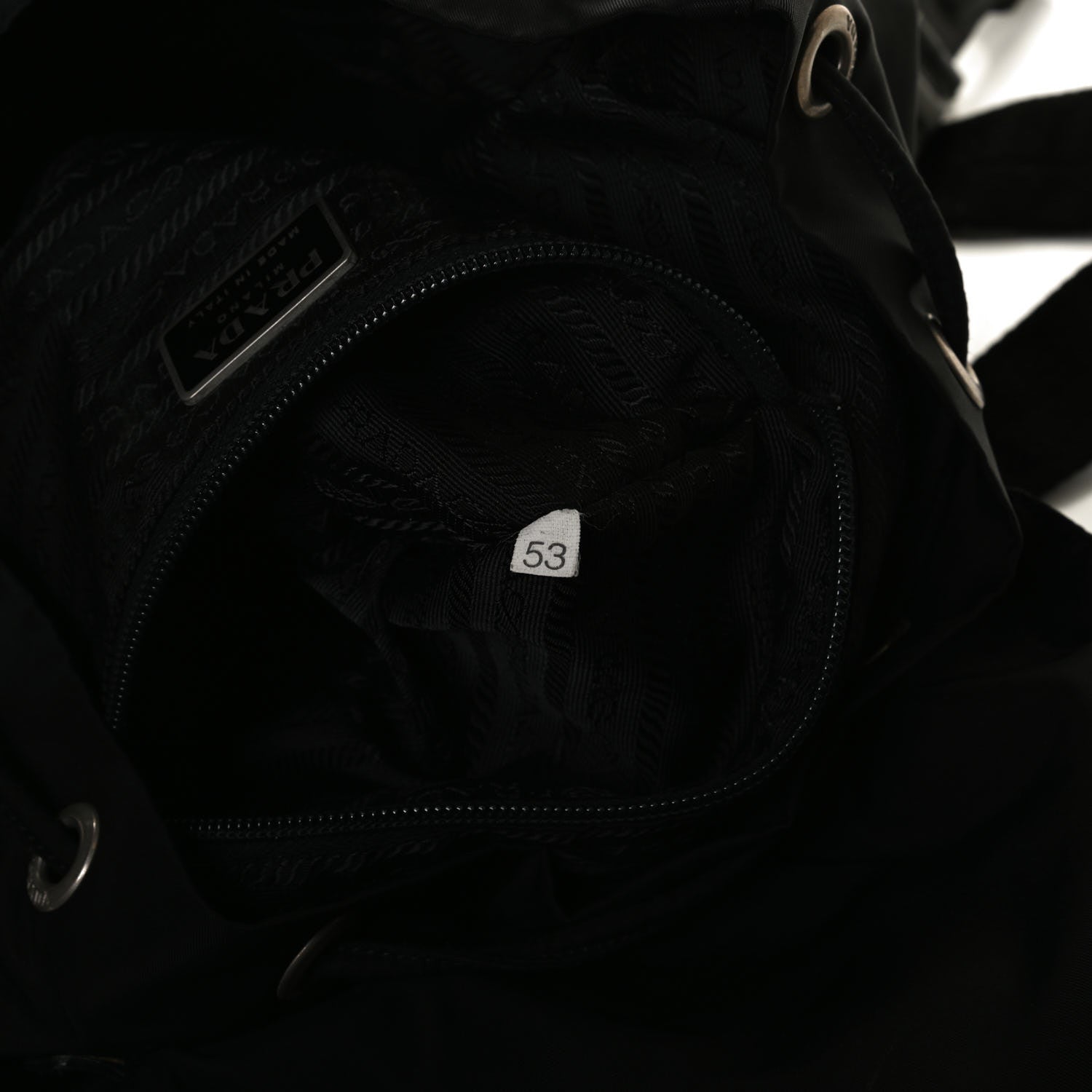 Prada Tessuto Nylon Vela Small Backpack Black 7 of 13