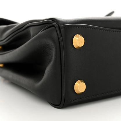 Balenciaga Natural Smooth Calfskin Small Rodeo Top Handle Handbag Black 8 of 9