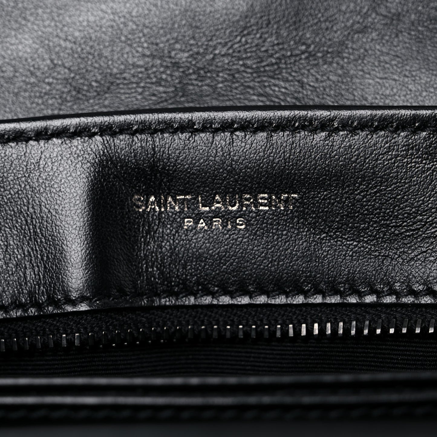 Calfskin Y Quilted Monogram Toy Loulou Crossbody Bag Black