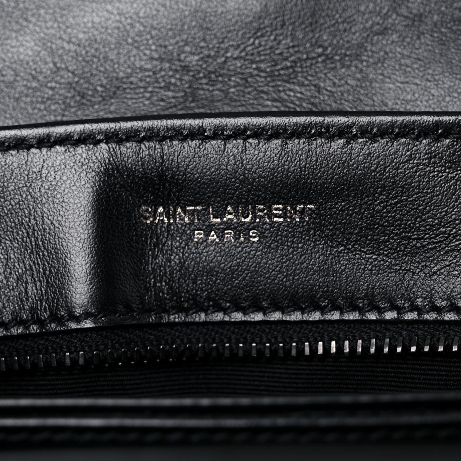 Saint Laurent Calfskin Y Quilted Monogram Toy Loulou Crossbody Bag Black 6 of 10