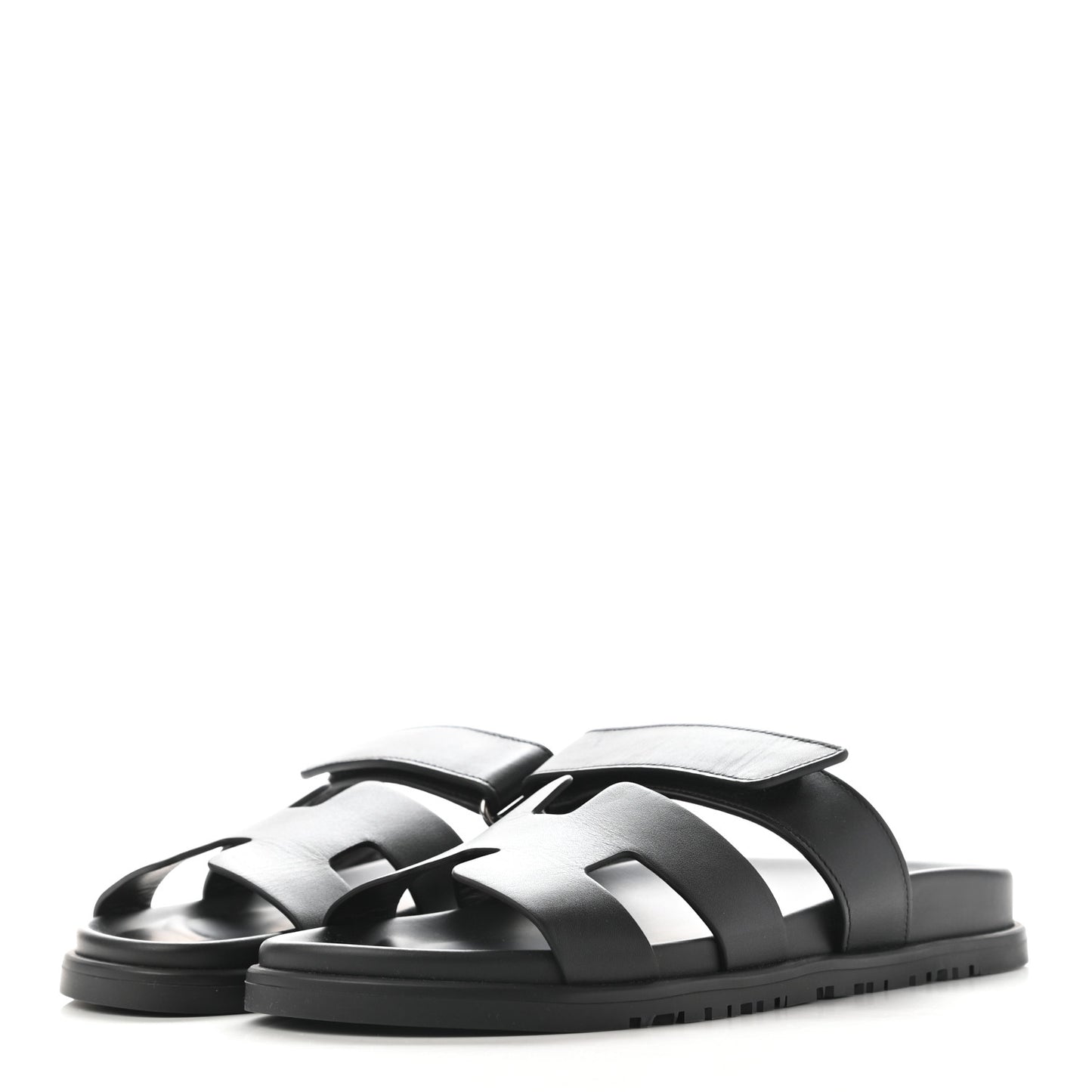 Calfskin Womens Chypre Sandals 39 Black