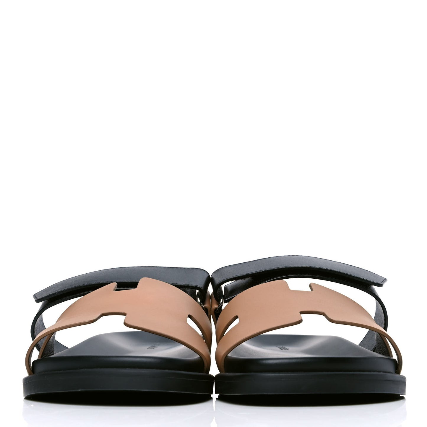 Calfskin Womens Chypre Sandals 43 Black Gold