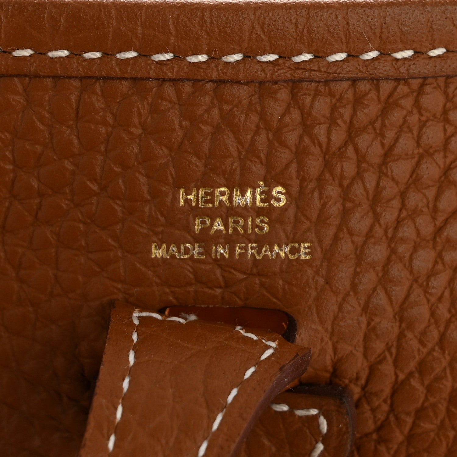 Hermes Taurillon Clemence Evelyne TPM Gold 6 of 11