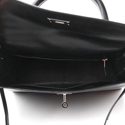 Hermes Epsom Kelly Sellier 32 Black 5 of 10