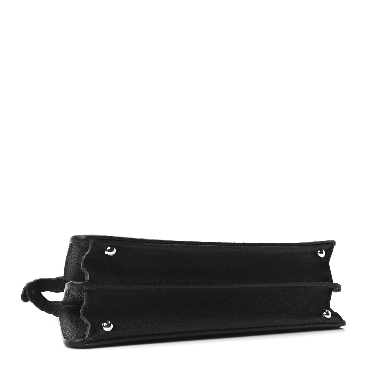 Fendi Cuoio Romano Selleria Chamois Medium Peekaboo I SEE U Satchel Black Camel Sunflower 4 of 10