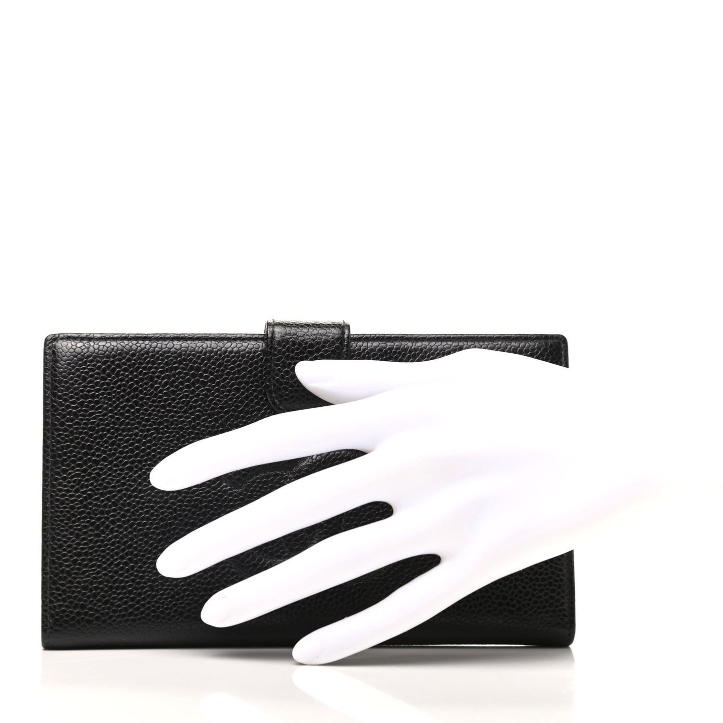 Caviar Timeless CC French Wallet Black
