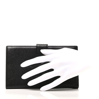Chanel Caviar Timeless CC French Wallet Black 2 of 8