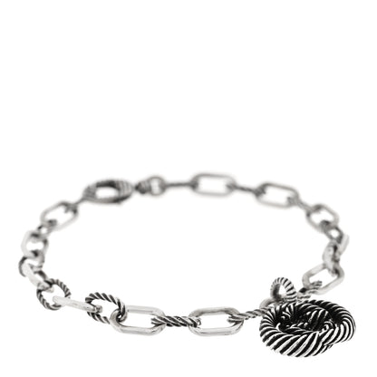 Gucci Sterling Silver Interlocking G Charm Bracelet 1 of 4