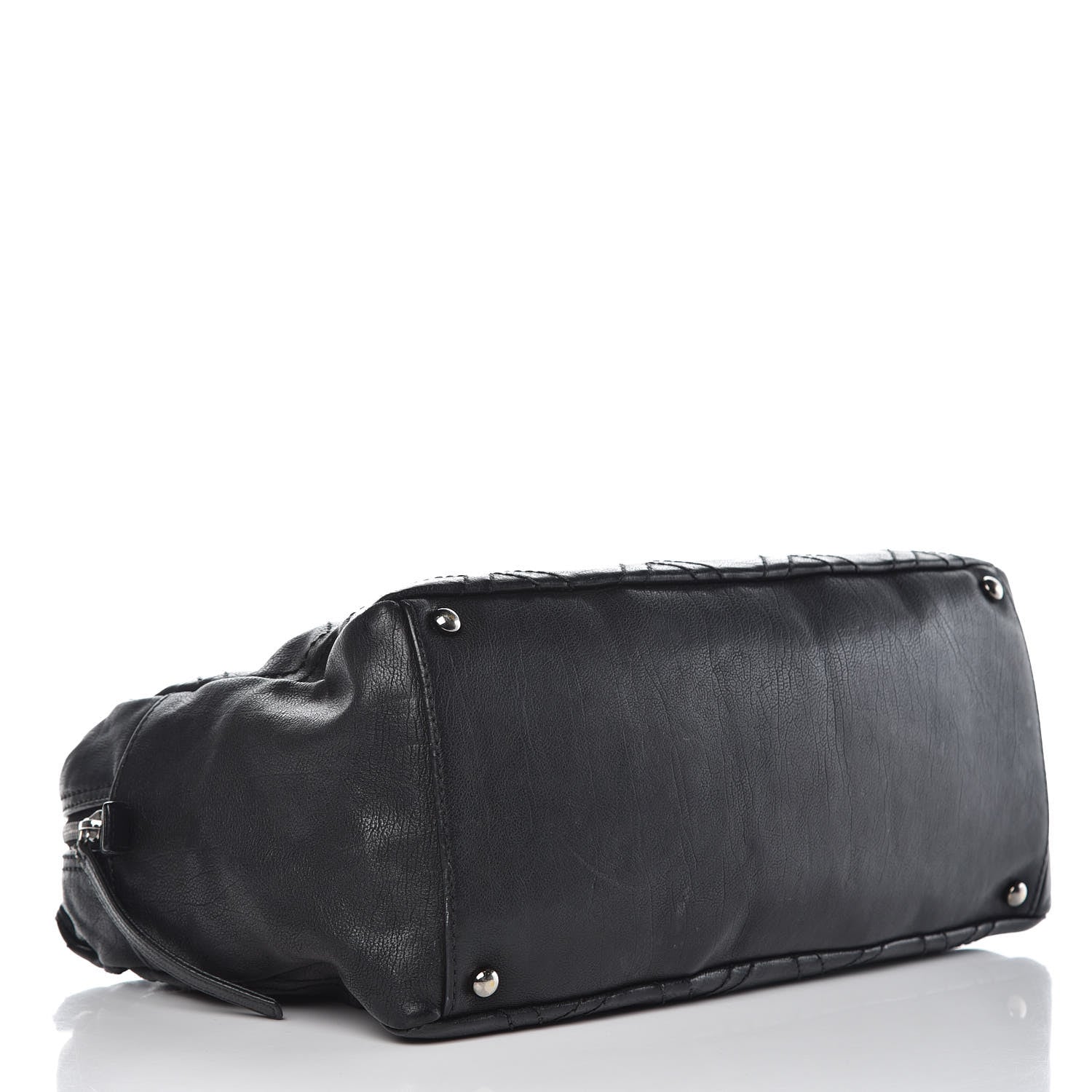 Chanel Calfskin Large Diamond Stitch Tote Black 5 of 16