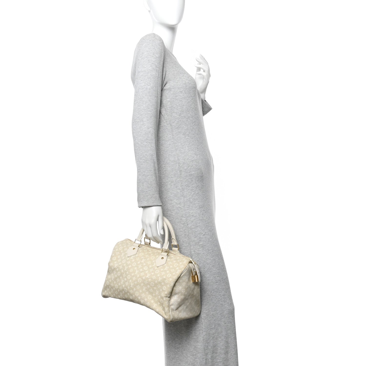 Louis Vuitton Mini Lin Speedy 30 Dune 2 of 13