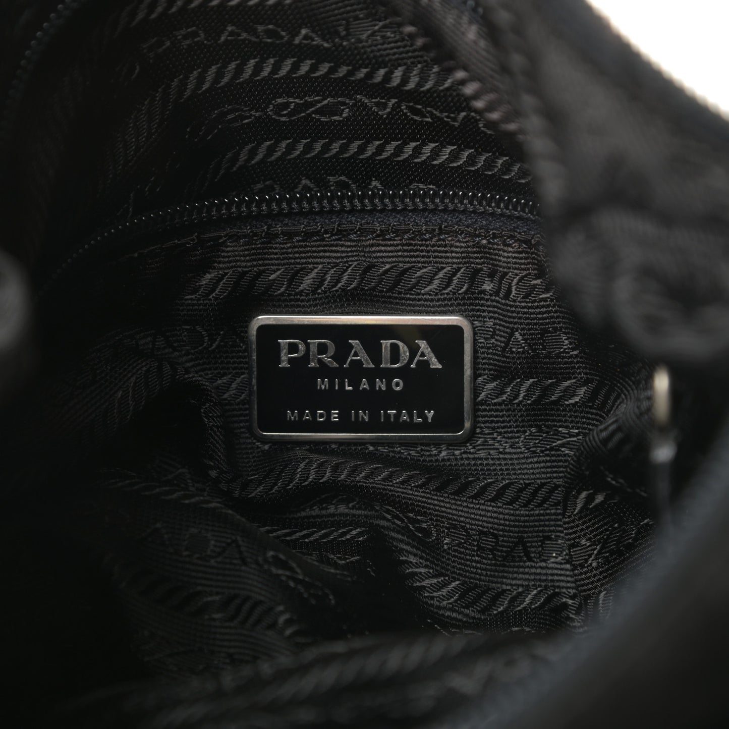 Tessuto Nylon Shoulder Bag Black